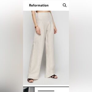 Reformation Linen Pants